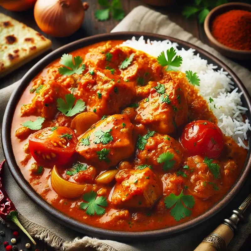 Hindistan Mutfağı Lezzeti Tavuk Curry