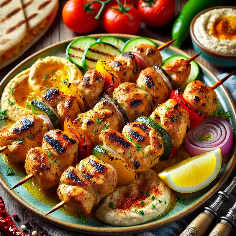 Orta Doğu Mutfağı Lezzeti Tavuk Şiş
